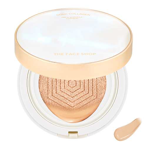 더페이스샵 골드 콜라겐 기미 앰플 쿠션 203호 내추럴 베이지 