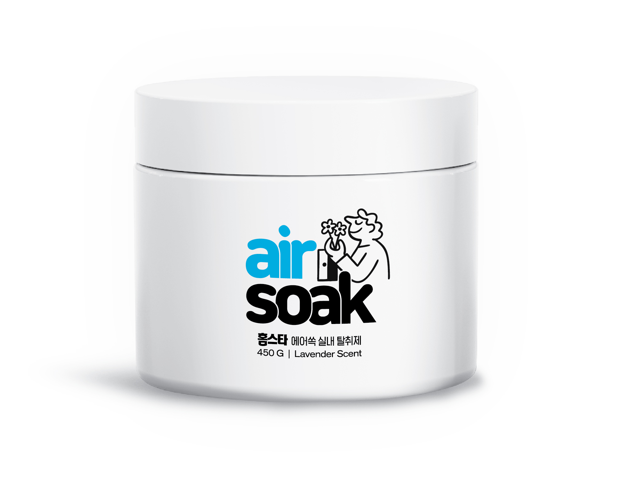 홈스타 에어쏙 7대 악취 냄새제거 실내 탈취제 라벤더향 450g