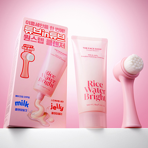 [올리브영] 더페이스샵 미감수 약산성 더블 클렌징 밀크앤폼 190ml 기획