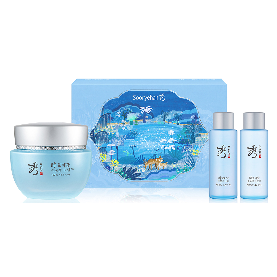 수려한 효비담 수분샘크림AD 150ml 기획