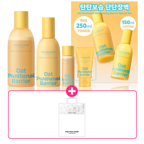 [26설] 더페이스샵 오트판테놀 보습장벽 2종세트 +(증정)쇼핑백